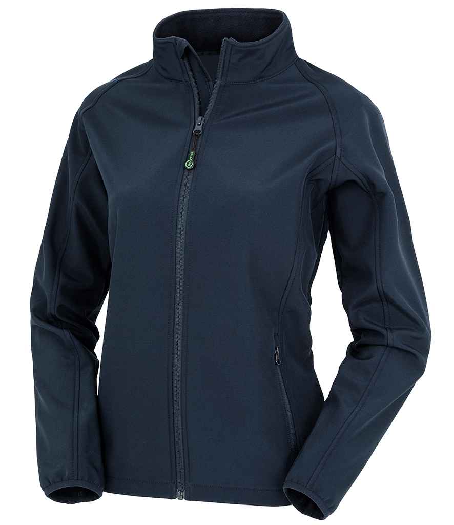 Result Recycled Ladies Printable Soft Shell Jacket RS901F - Navy
