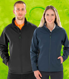 Result Recycled Ladies Printable Soft Shell Jacket RS901F - RS901F Navy Model
