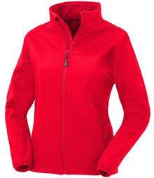 Result Recycled Ladies Printable Soft Shell Jacket RS901F - Red