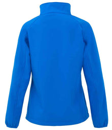 Result Recycled Ladies Printable Soft Shell Jacket RS901F - RS901F Royal Blue Back