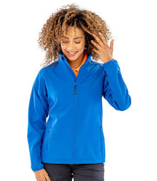 Result Recycled Ladies Printable Soft Shell Jacket RS901F - RS901F Royal Blue Model