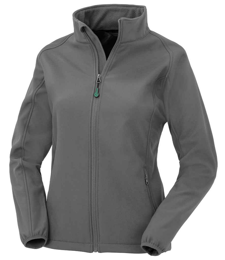 Result Recycled Ladies Printable Soft Shell Jacket RS901F - Workguard Grey