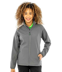Result Recycled Ladies Printable Soft Shell Jacket RS901F - RS901F Workguard Grey Model