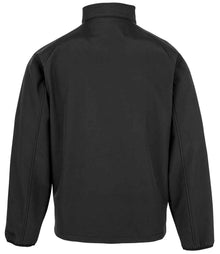Result Recycled Printable Soft Shell Jacket RS901M - RS901M Black Back