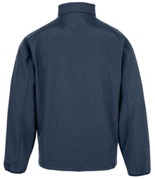Result Recycled Printable Soft Shell Jacket RS901M - RS901M Navy Back