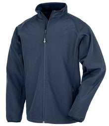 Result Recycled Printable Soft Shell Jacket RS901M - Navy
