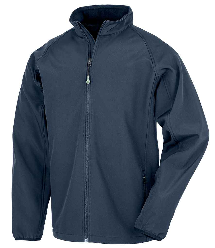 Result Recycled Printable Soft Shell Jacket RS901M - Navy