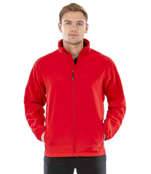 Result Recycled Printable Soft Shell Jacket RS901M - RS901M Red Model