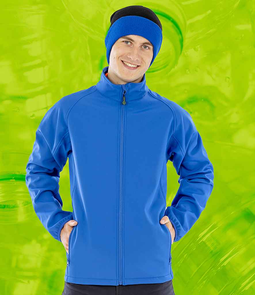 Result Recycled Printable Soft Shell Jacket RS901M - RS901M Royal Blue Model