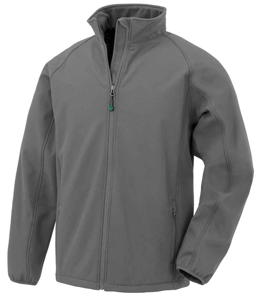 Result Recycled Printable Soft Shell Jacket RS901M - Workguard Grey