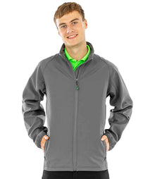 Result Recycled Printable Soft Shell Jacket RS901M - RS901M Workguard Grey Model
