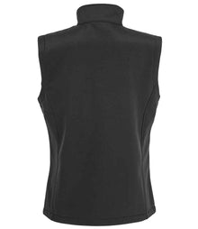 Result Recycled Ladies Printable Soft Shell Bodywarmer RS902F - RS902F Black Back