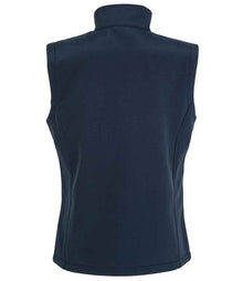 Result Recycled Ladies Printable Soft Shell Bodywarmer RS902F - RS902F Navy Back