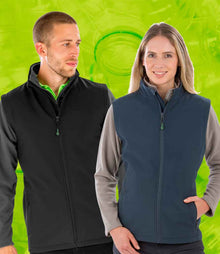 Result Recycled Ladies Printable Soft Shell Bodywarmer RS902F - RS902F Navy Model