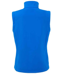 Result Recycled Ladies Printable Soft Shell Bodywarmer RS902F - RS902F Royal Blue Back