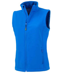 Result Recycled Ladies Printable Soft Shell Bodywarmer RS902F - Royal Blue