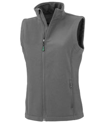 Result Recycled Ladies Printable Soft Shell Bodywarmer RS902F - Workguard Grey
