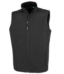 Result Recycled Printable Soft Shell Bodywarmer RS902M - Black