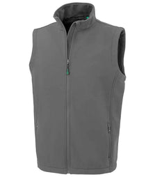 Result Recycled Printable Soft Shell Bodywarmer RS902M - Workguard Grey
