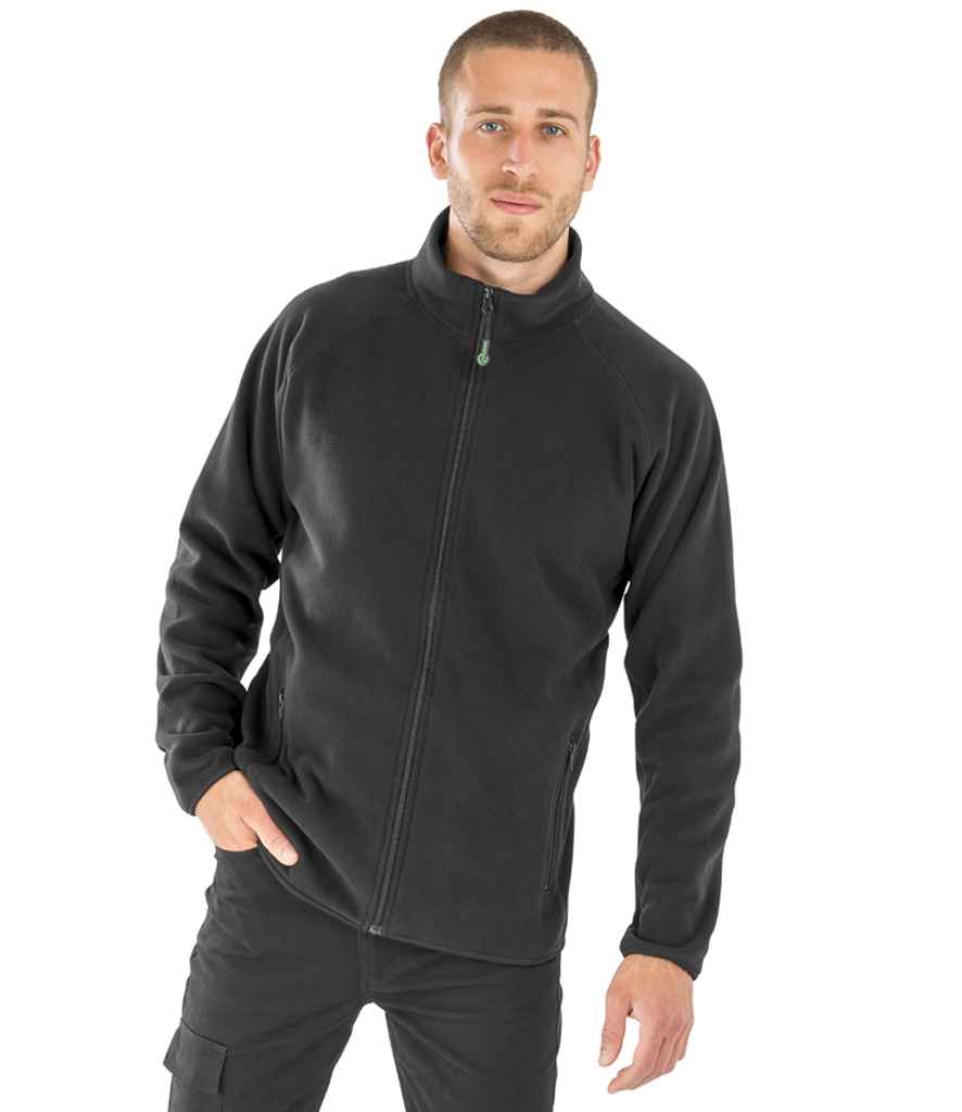 Result Recycled Polarthermic Fleece Jacket RS903 - RS903 Black Model