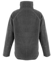 Result Recycled Kids Zip Neck Micro Fleece RS905B - RS905B Grey Back