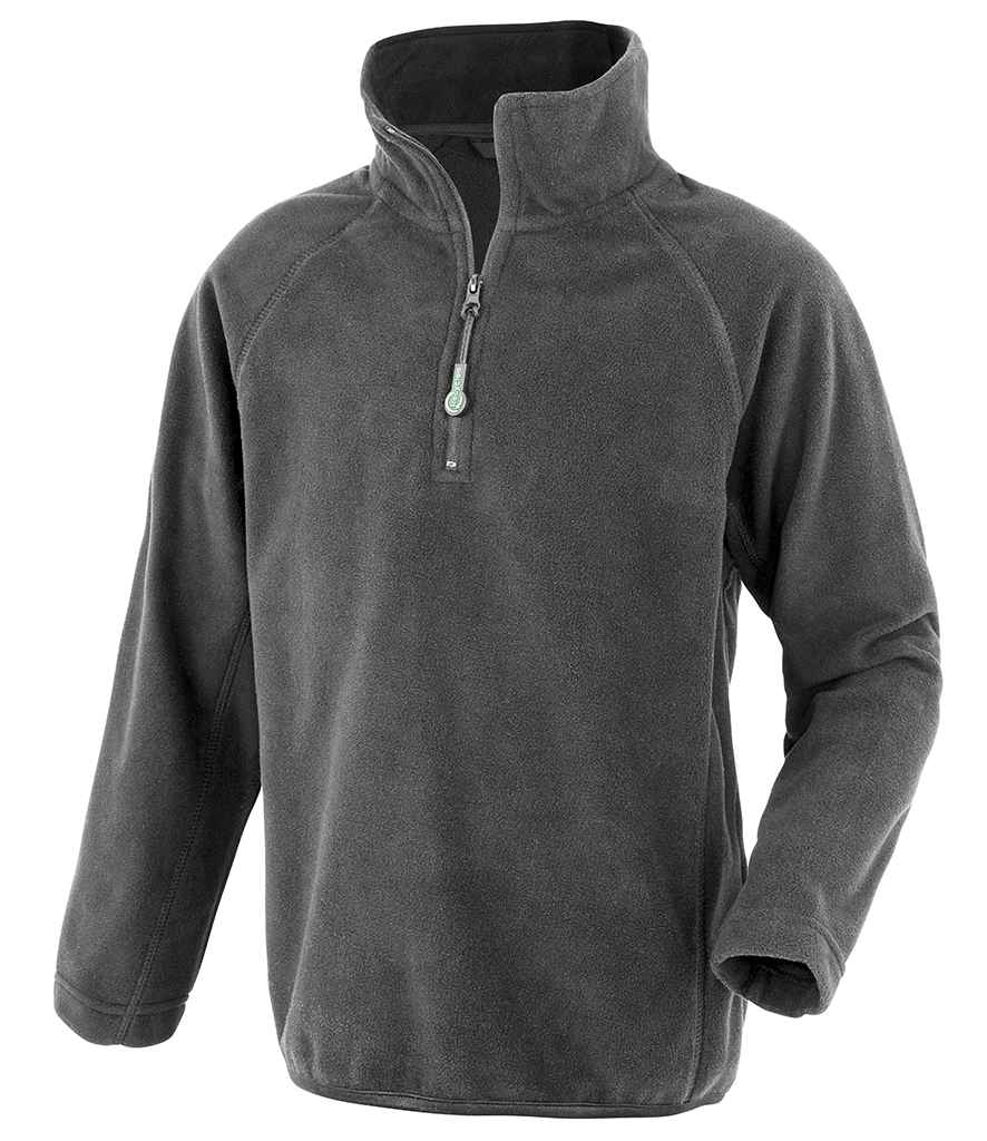 Result Recycled Kids Zip Neck Micro Fleece RS905B - Grey