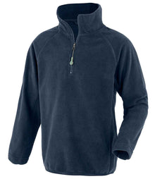 Result Recycled Kids Zip Neck Micro Fleece RS905B - Navy