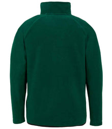 Result Recycled Zip Neck Micro Fleece RS905 - RS905 Forest Green Back