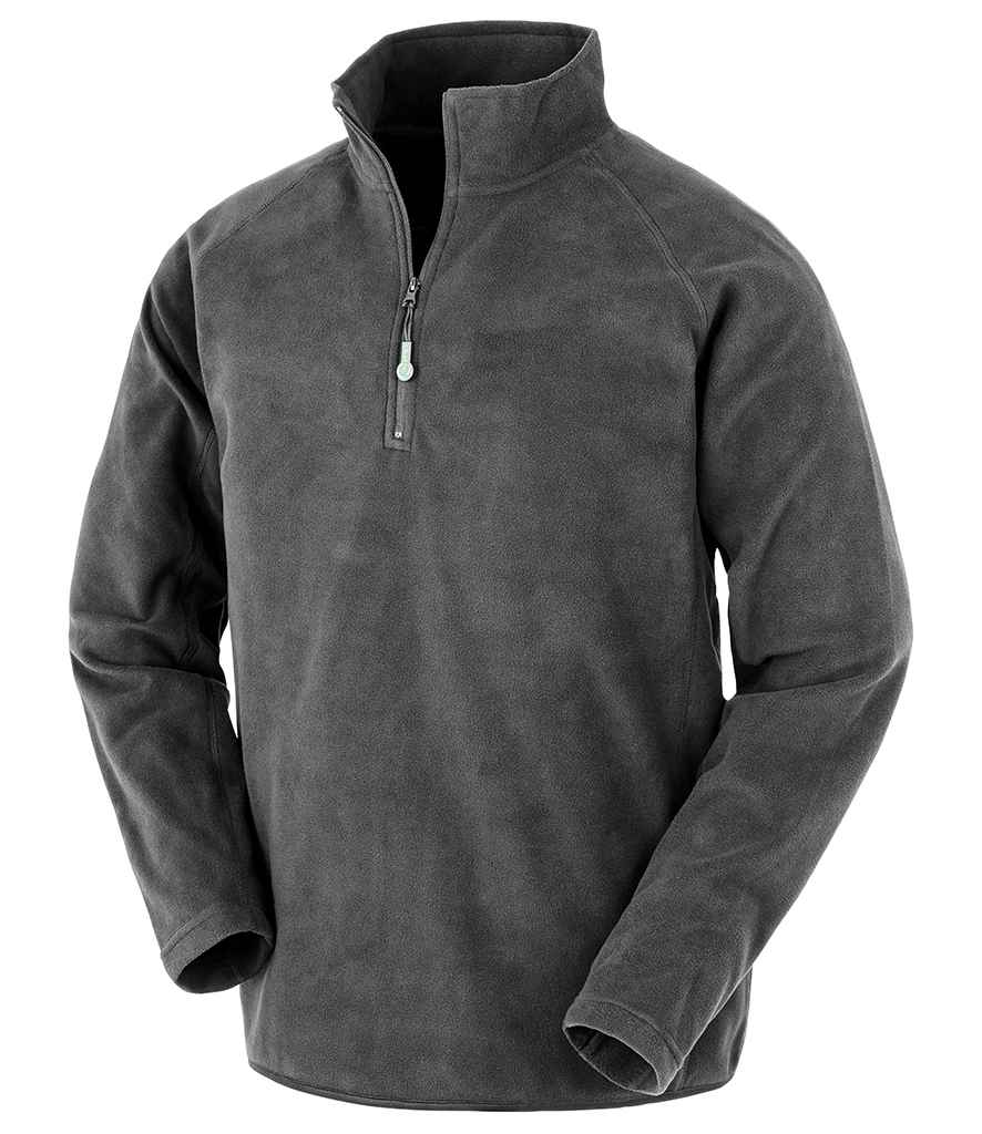 Result Recycled Zip Neck Micro Fleece RS905 - Grey