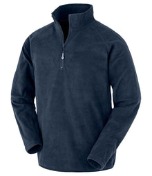 Result Recycled Zip Neck Micro Fleece RS905 - Navy