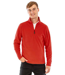 Result Recycled Zip Neck Micro Fleece RS905 - RS905 Red Model