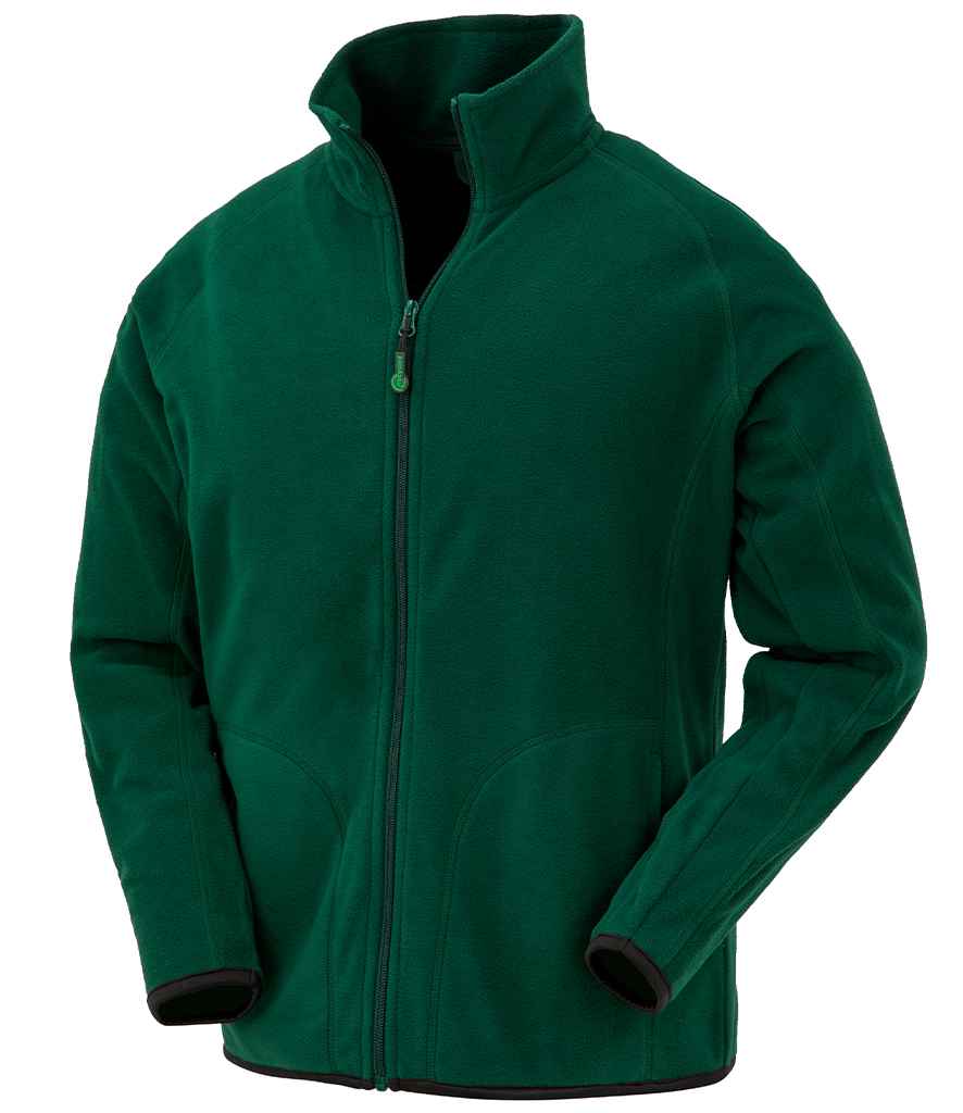 Result Recycled Micro Fleece Jacket RS907 - Forest Green