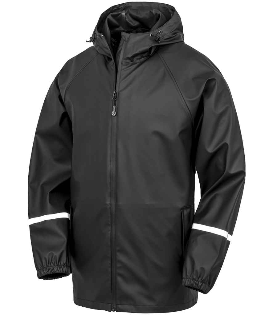 Result Recycled Prism PU Waterproof Jacket RS915 - Black