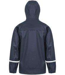 Result Recycled Prism PU Waterproof Jacket RS915 - RS915 Navy Back
