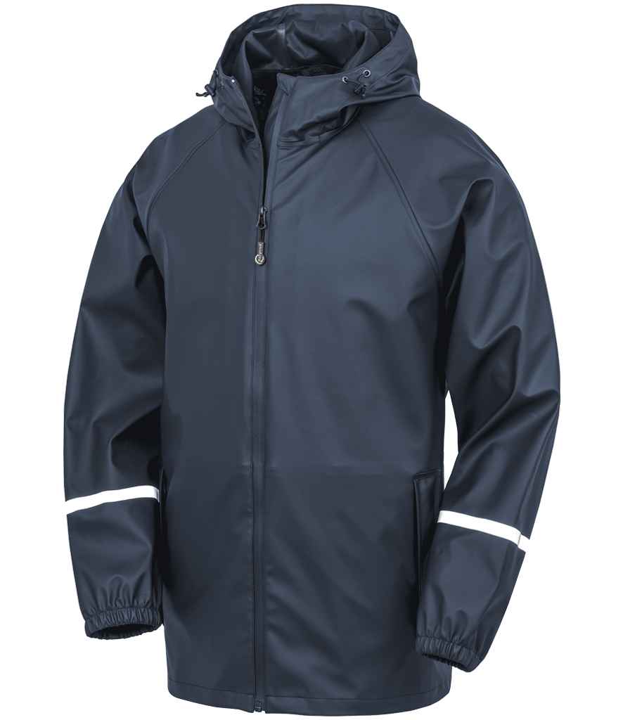 Result Recycled Prism PU Waterproof Jacket RS915 - Navy