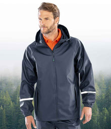 Result Recycled Prism PU Waterproof Jacket RS915 - RS915 Navy Model