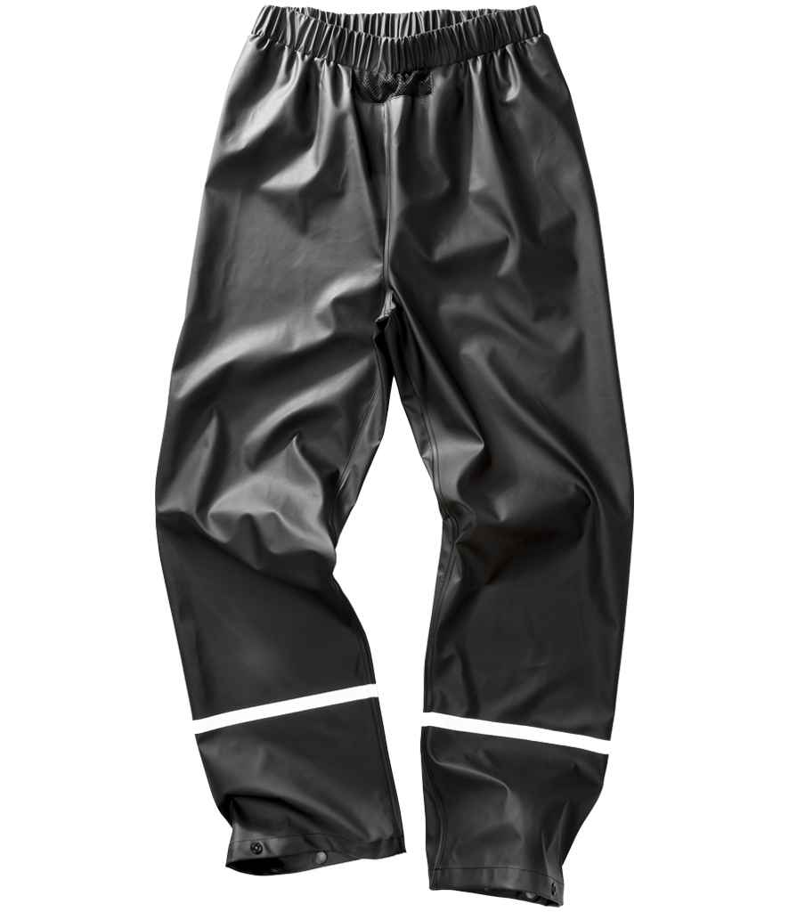 Result Recycled Prism PU Waterproof Trousers RS916 - Black