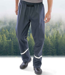 Result Recycled Prism PU Waterproof Trousers RS916 - RS916 Navy Model