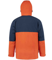 Result Recycled 3-in-1 Padded Ripstop Jacket RS920 - RS920 Orange/Navy Back