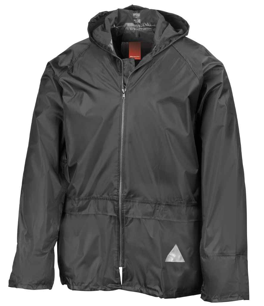Result Waterproof Jacket/Trouser Suit in Carry Bag RS95 - Black