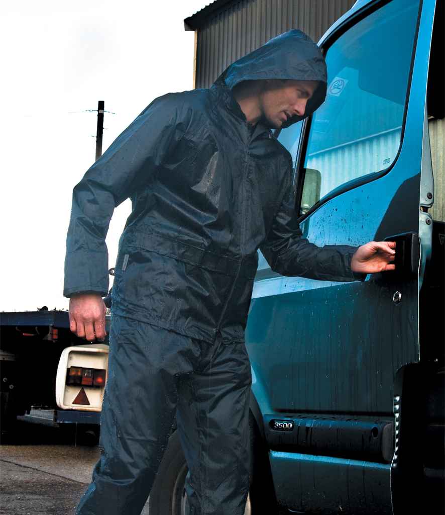 Result Waterproof Jacket/Trouser Suit in Carry Bag RS95 - RS95 Navy Model