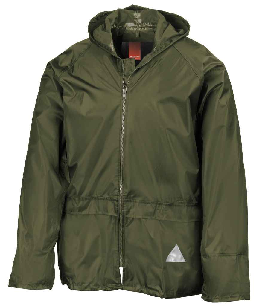 Result Waterproof Jacket/Trouser Suit in Carry Bag RS95 - Olive Green