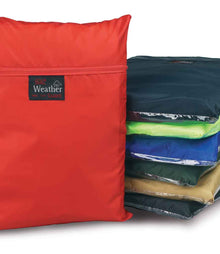 Result Waterproof Jacket/Trouser Suit in Carry Bag RS95 - RS95 Red Detail