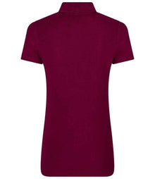 Pro RTX Ladies Pro Piqué Polo Shirt RX101F - RX101F Burgundy Back
