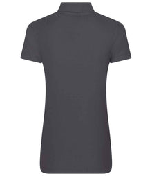 Pro RTX Ladies Pro Piqué Polo Shirt RX101F - RX101F Solid Grey Back