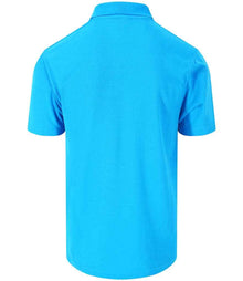 Pro RTX Pro Piqué Polo Shirt RX101 - RX101 Turquoise Blue Back