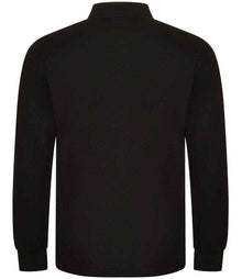 Pro RTX Pro Long Sleeve Piqué Polo Shirt RX102 - RX102 Black Back