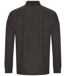 Pro RTX Pro Long Sleeve Piqué Polo Shirt RX102 - RX102 Charcoal Back
