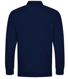 Pro RTX Pro Long Sleeve Piqué Polo Shirt RX102 - RX102 Navy Back