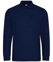 Pro RTX Pro Long Sleeve Piqué Polo Shirt RX102 - Navy